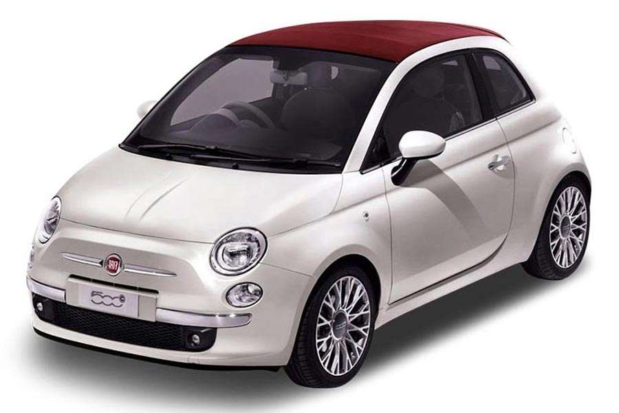 Fiat 500 Cabrio or similar